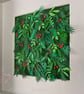 Framed Botanical Wall Art "Winter" - Everlasting Plant Leaf - Unique Paper Art - Image 2