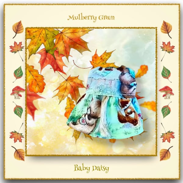 Forest Friends Dress for Baby Daisy 