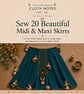 Sewing Book - 20 Beautiful Midi & Maxi Skirt Designs - Cloth Notes no. 02