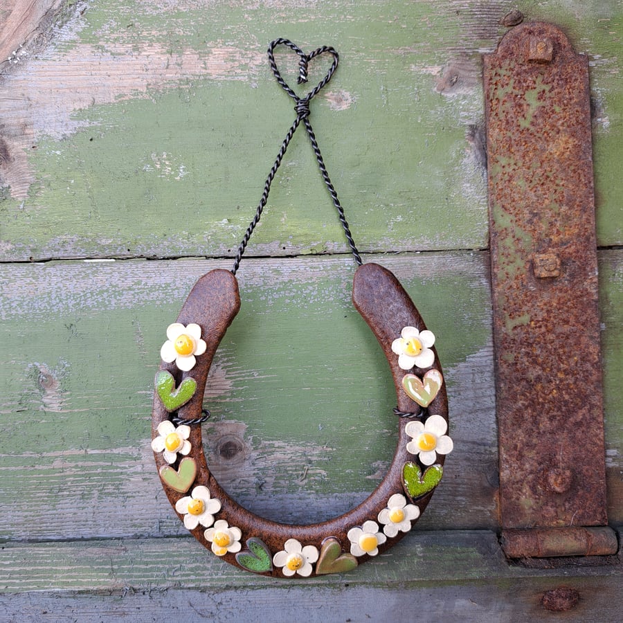 Upcycled Real Horseshoe