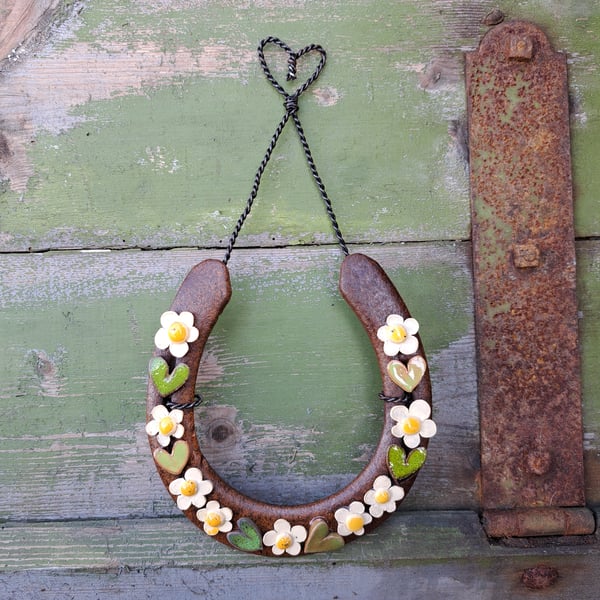 Upcycled Real Horseshoe