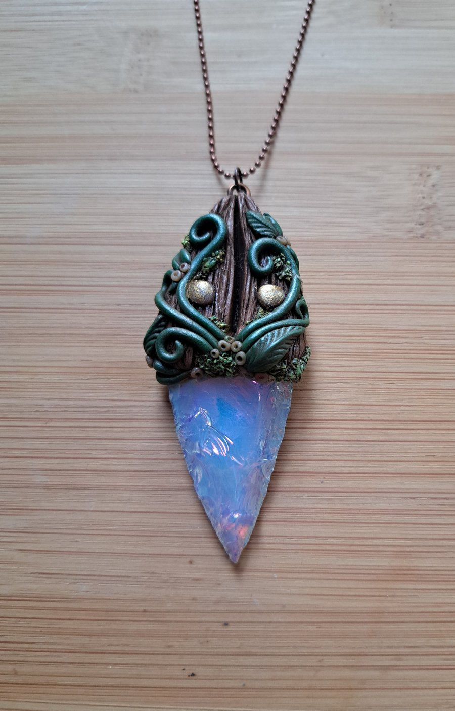 Polymer Clay Fairy Necklace Alice Necklace II – Zingaracreativa