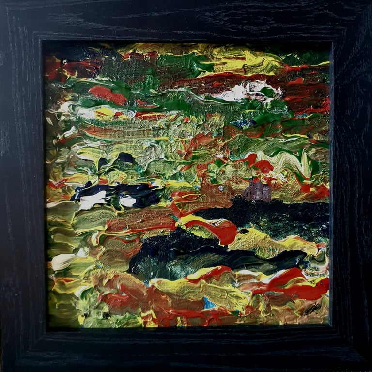 Acrylic Abstract, Portencross North Ayrshire Scotland