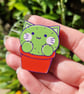 Cat Keyring, Cat Gift, Plant Keyring, Cat Birthday Gift, Cat Christmas Gift - Image 6