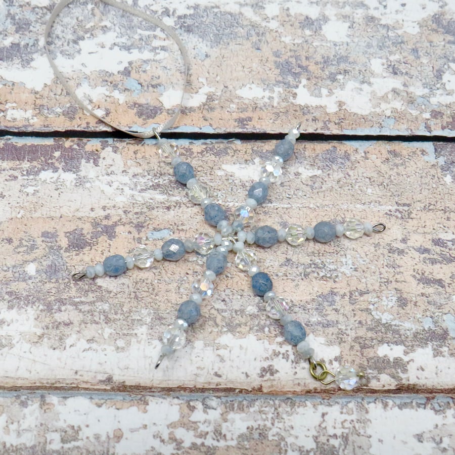 Snowflake tree decoration