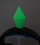 Glow In The Dark Plumbob Headphone Accessory With Reusable Tie - Image 7