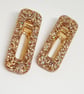 Gold Glitter Hair Clips - Image 5