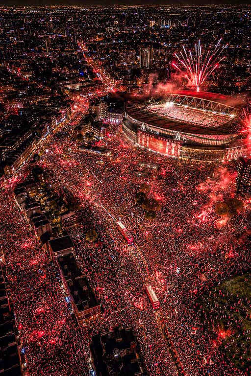 Arsenal FC Premier League Champions Parade 2025-26 Photograph Print