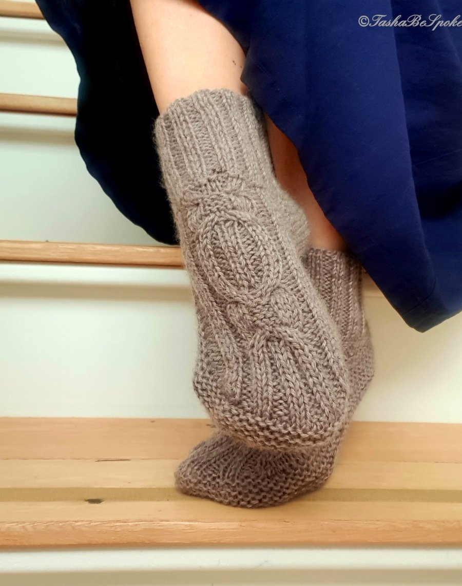 Wool store sock slippers