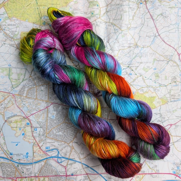 Colour Carnival :: tencel :: 4 ply :: 100g