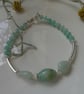 Amazonite Sterling Silver Bracelet  (SMALL) - Image 5