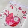 embroidered gadget case