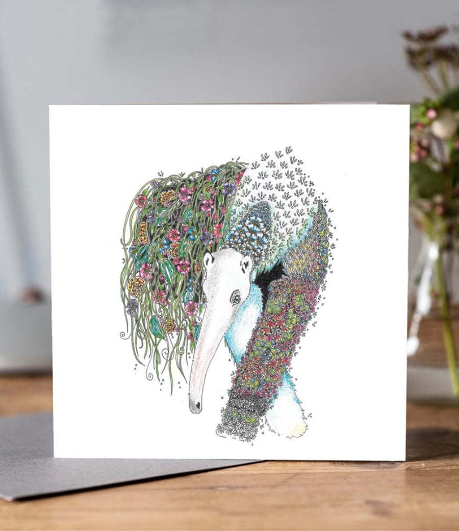 Giant Ant Eater Greeting card 