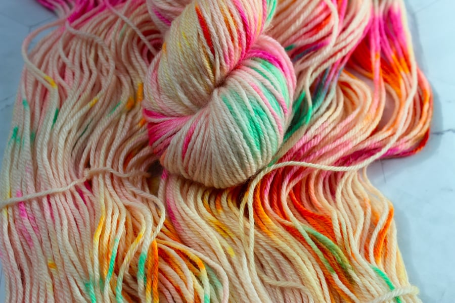 Rococo Hand Dyed British BFL DK Wool