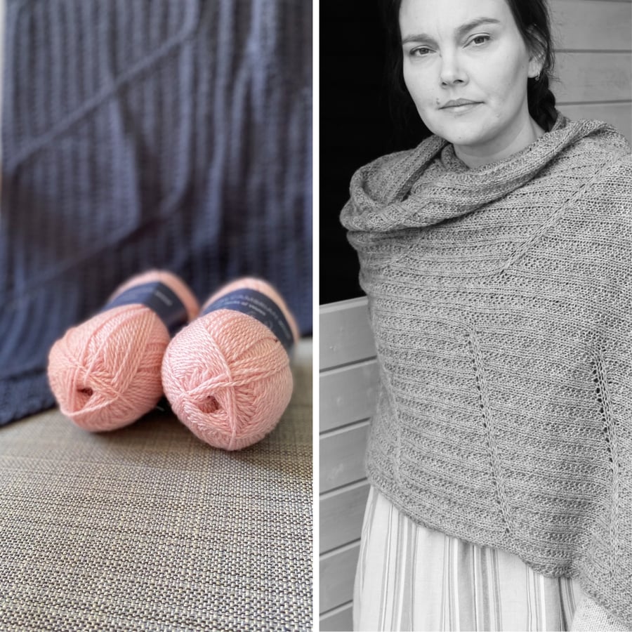 Columella Shawl Kit (Pale Pink)