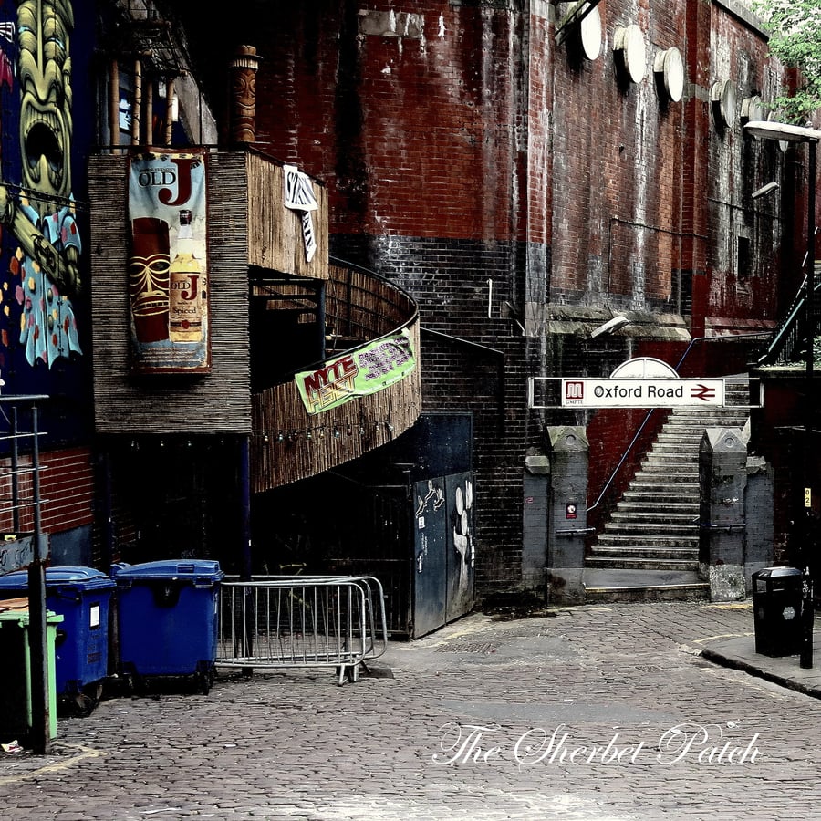 Street photography.  Urban.  Manchester.  An 8 inch x 8 inch print.