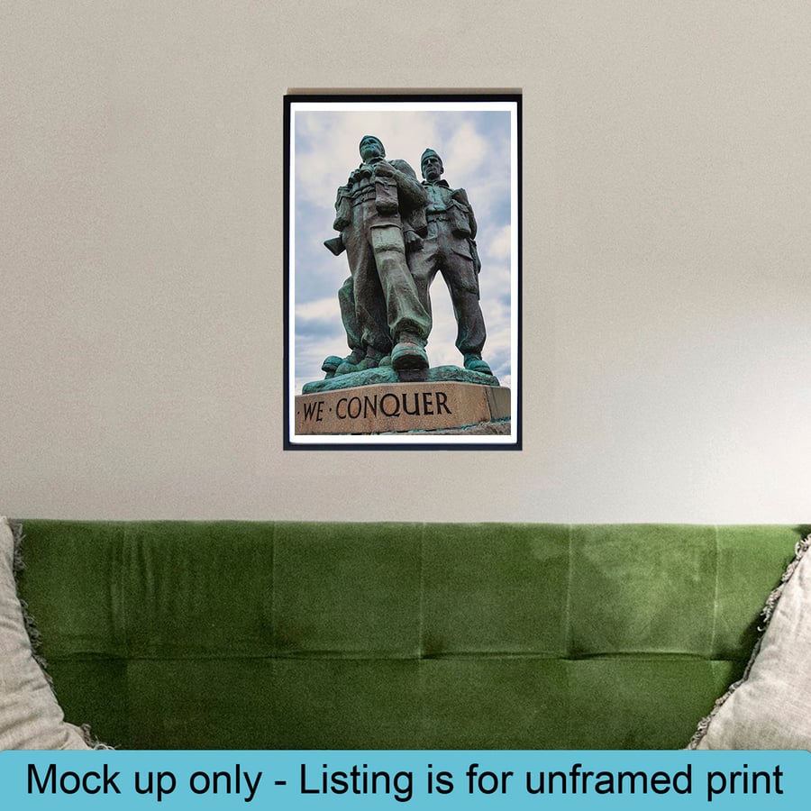 Commando memorial print
