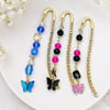 Beaded Bookmarks with Butterfly Charms, 5 colour options