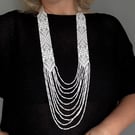 Handcrafted Beaded Necklace – Czech Glass Beads 