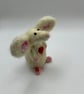 Needle felted mouse 4" high - Image 2