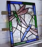 Dragonfly Stained Glass Suncatcher