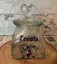 Pet Treat Storage Jar. Quirky Dog.