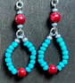 Beaded Loop Earrings - Image 3