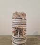 Upcycled Hancrafted 'Tree Of Life' Yarn Wrapped Glass Vase, Rustic Home Decor