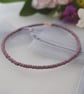 Sari bangle charm bracelet set with flowers - Image 5