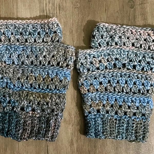 Handmade Crochet Fingerless Gloves