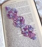 Ethereal Lilac and Purple Lace Bookmark - Image 1