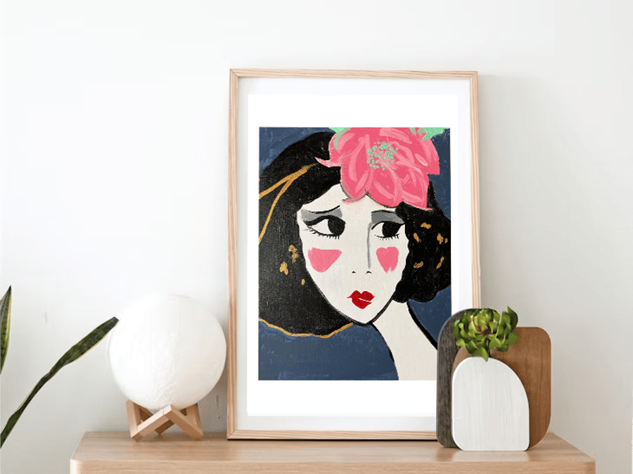 “Melancholy in Bloom” – Print 20cm x 30cm