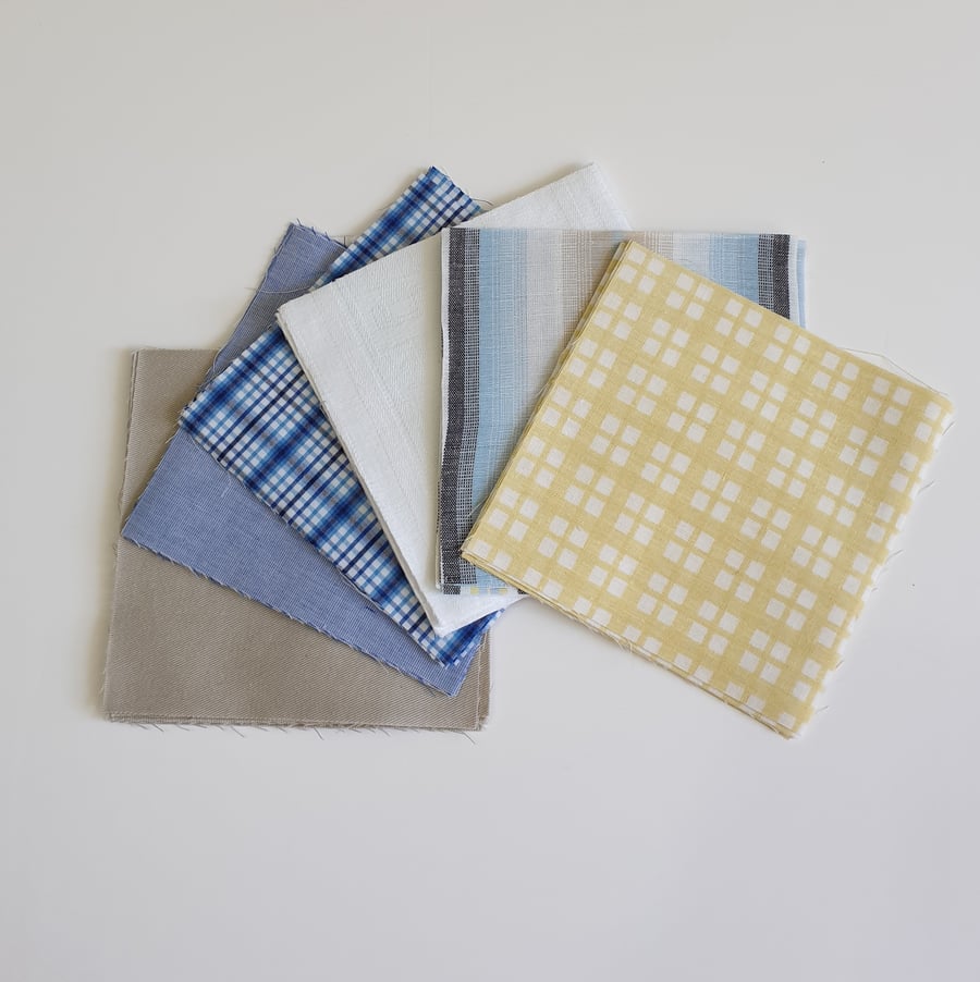 Patchwork Fabric Squares, Quilt Squares