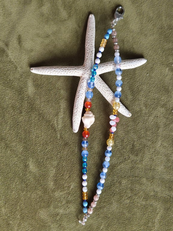 Bracelet Ocean Treasure – Handmade Boho Shell Bracelet