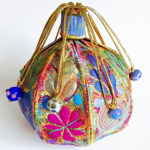 Textile Treasure Pod Free Machine Embroidery Vibrant & Colourful 