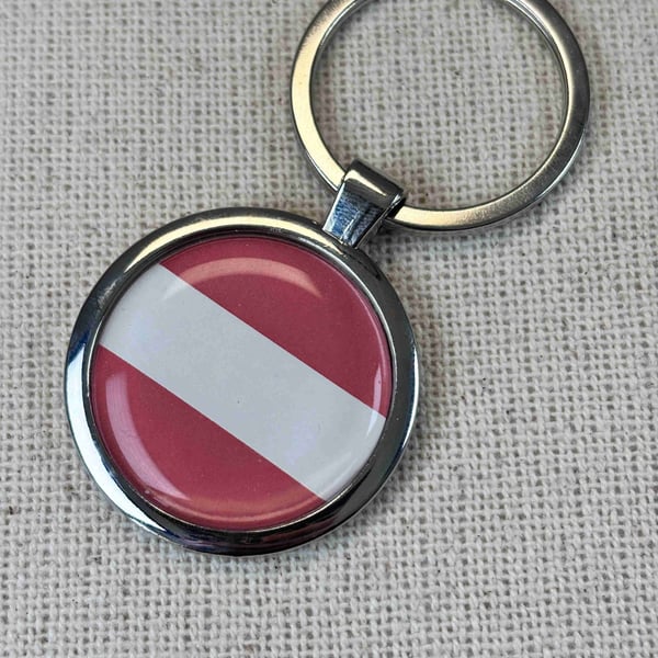Austria Flag Keyring