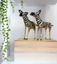 Handmade Paper Zebra - Natural Red - MADE TO ORDER - Image 9