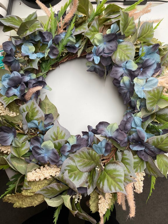 Large Artificial Flower Wreath 
