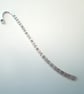 15 Squiggle silver tone bookmarks x15