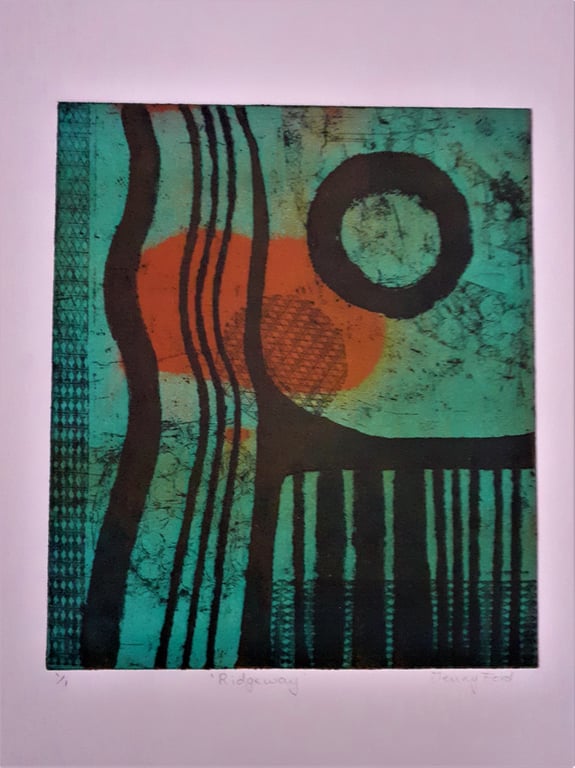 Abstract etching - Ridgeway