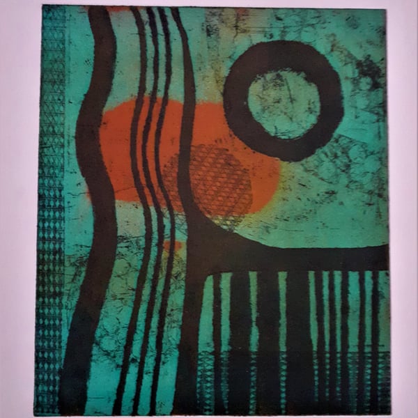 Abstract etching - Ridgeway