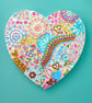 Heart Shaped Canvas - Original Art