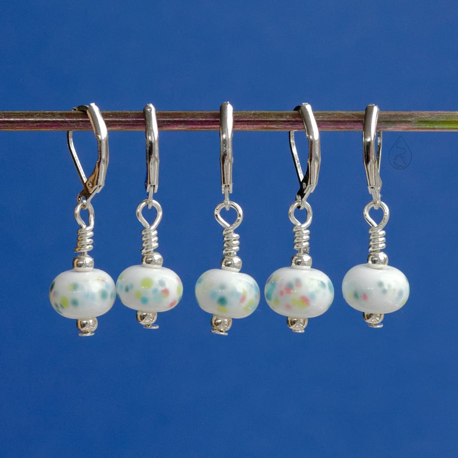 Lampwork Stitch Markers - Tutti Fruity