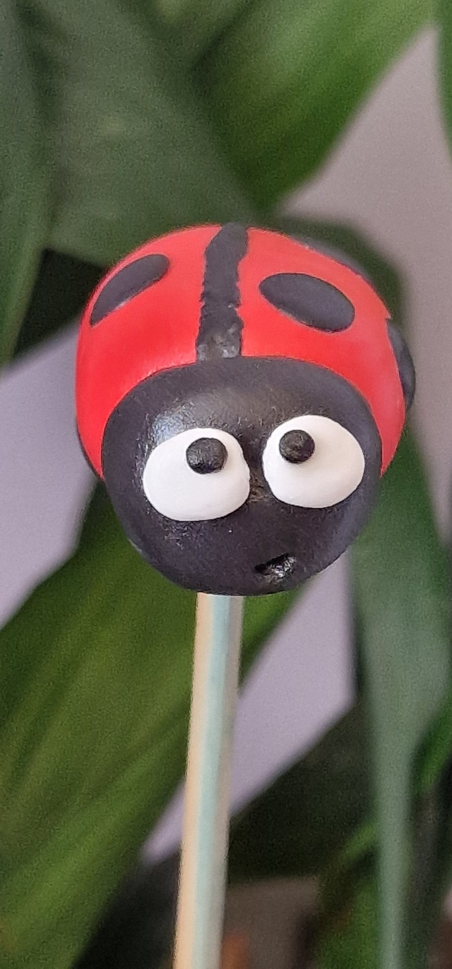 Ladybird House plant pot ornament - Pot Pal 