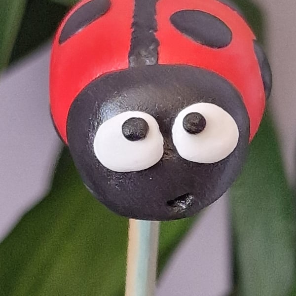 Ladybird House plant pot ornament - Pot Pal 
