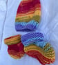 rainbow hat and booties - Image 4