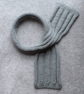 KNITTING PATTERN PDF School Grey Scarf - Image 2