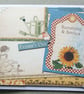 Father's Day Card - Vintage-style Card - Gardening Card