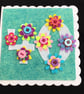 40th birthday card - Floral and Pretty - Image 1