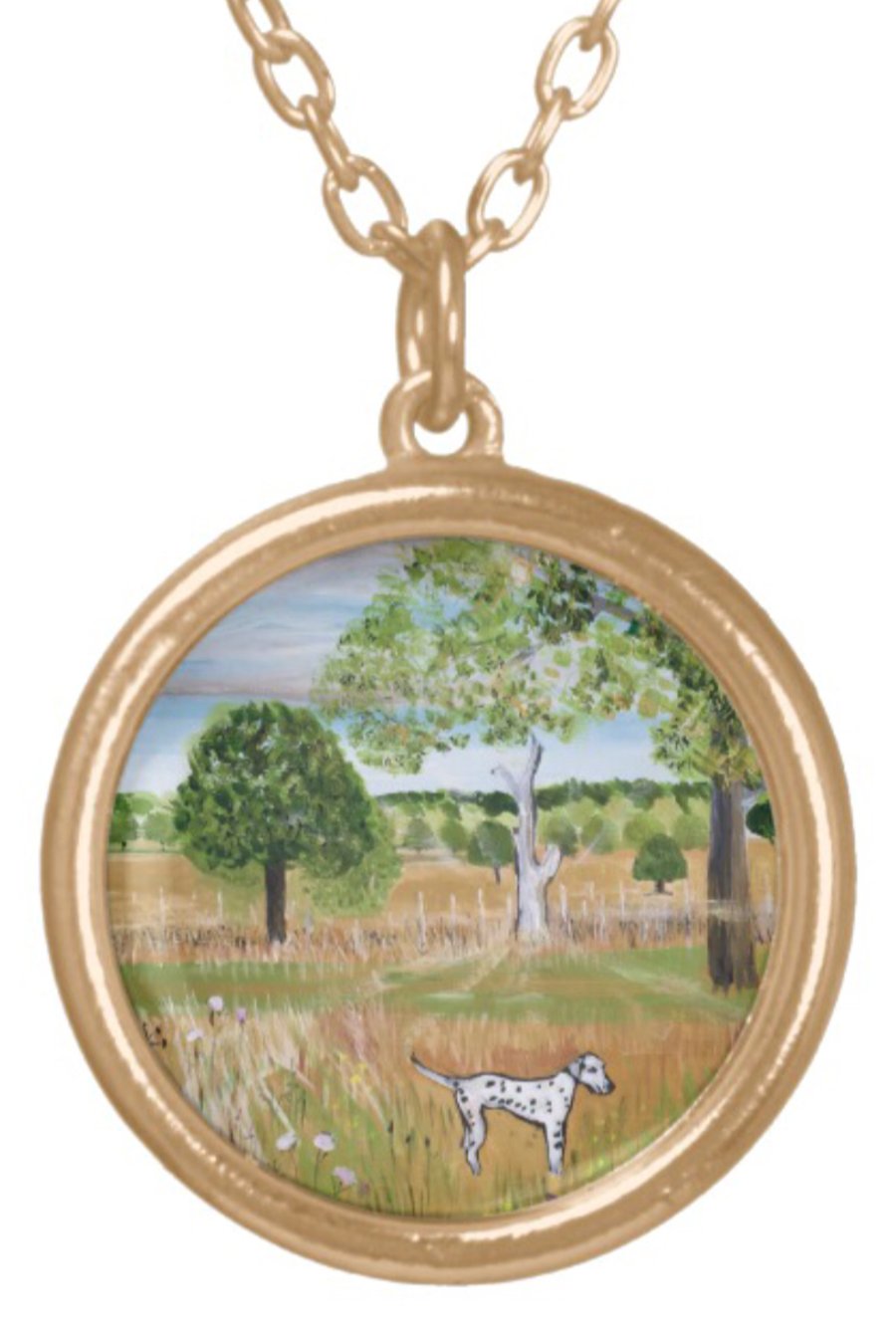 Beautiful Pendant featuring the design ‘Fields Of Gold’